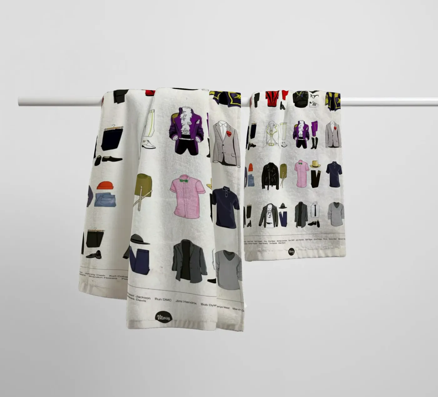 Ensemble badhanddoek van Moxy Creative House