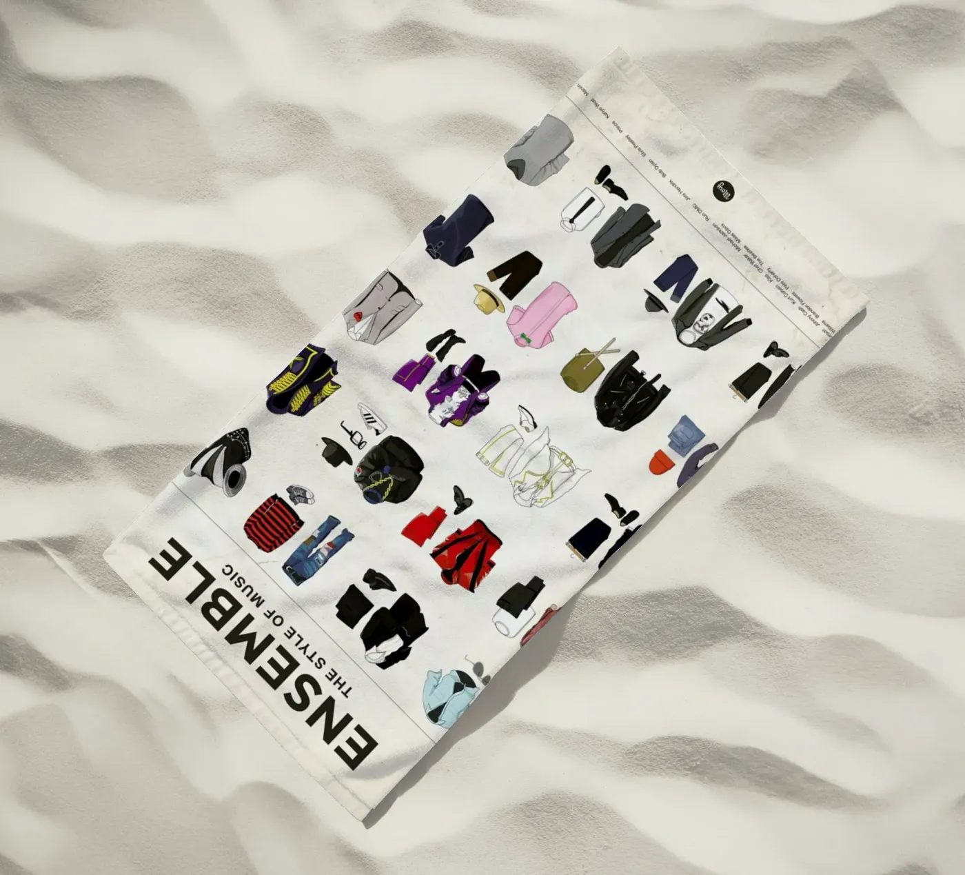 Ensemble strandhanddoek van Moxy Creative House