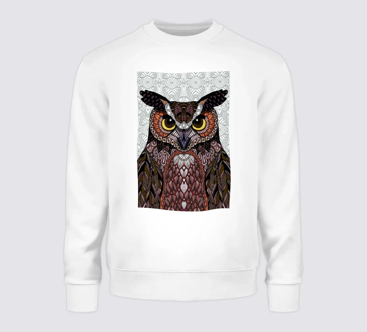 Great Horned Owl felpa da Angelika Parker