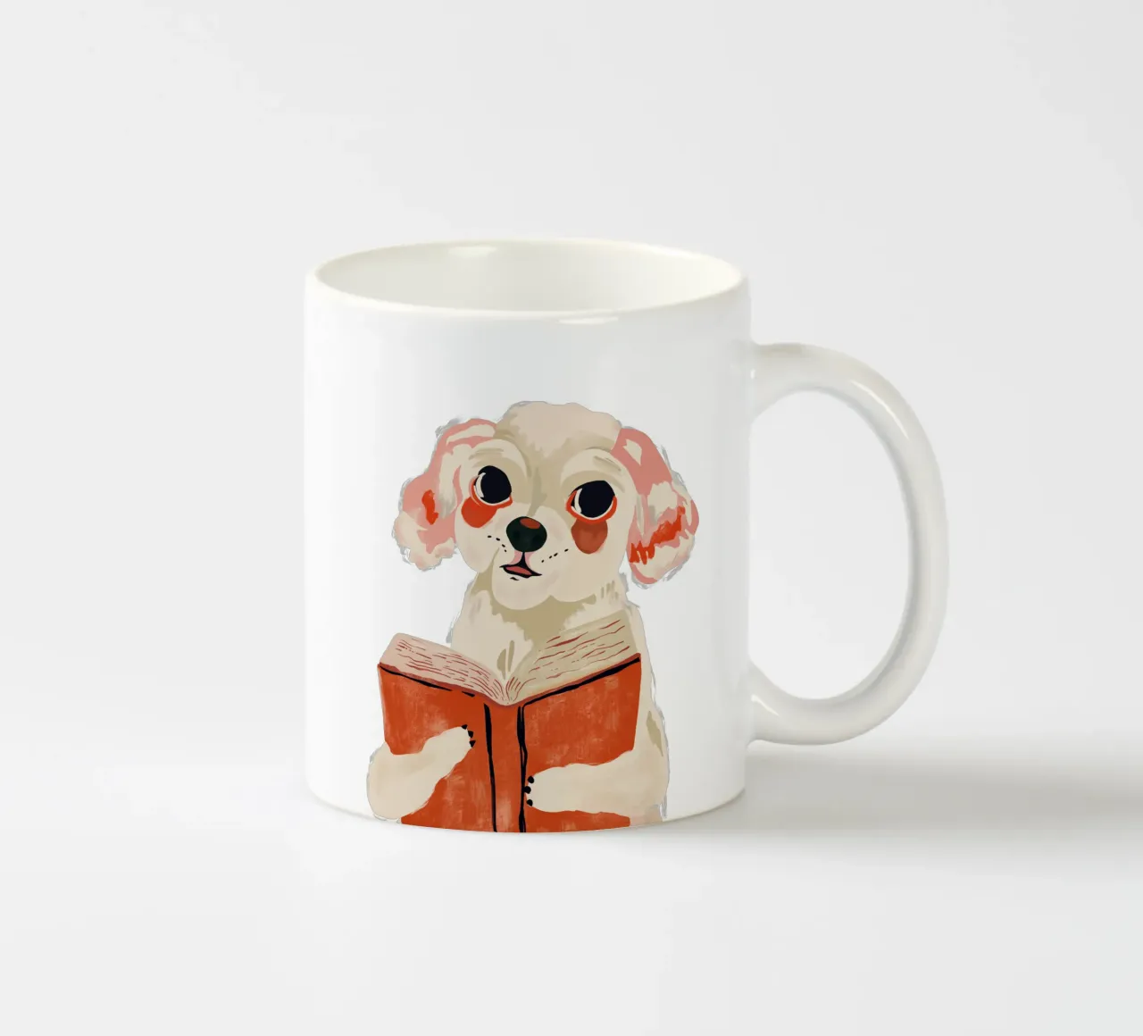 Cucciolo libresco tazza in ceramica da ArtsySesta