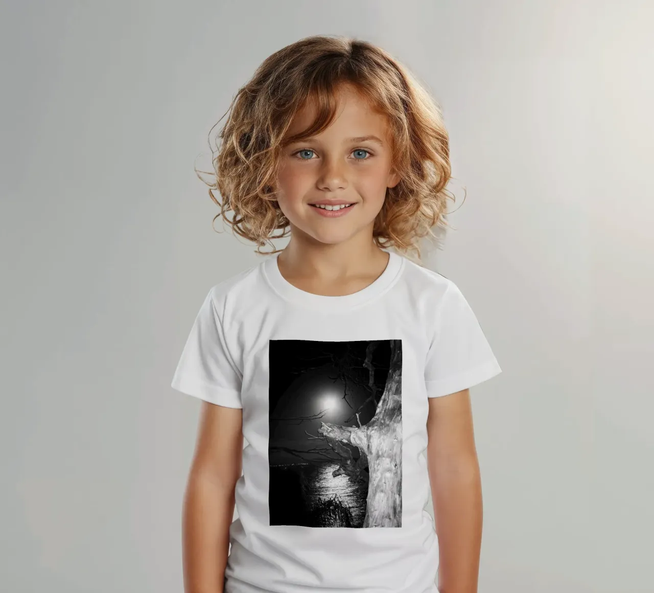Luna t-shirt bambini da rafael campezato