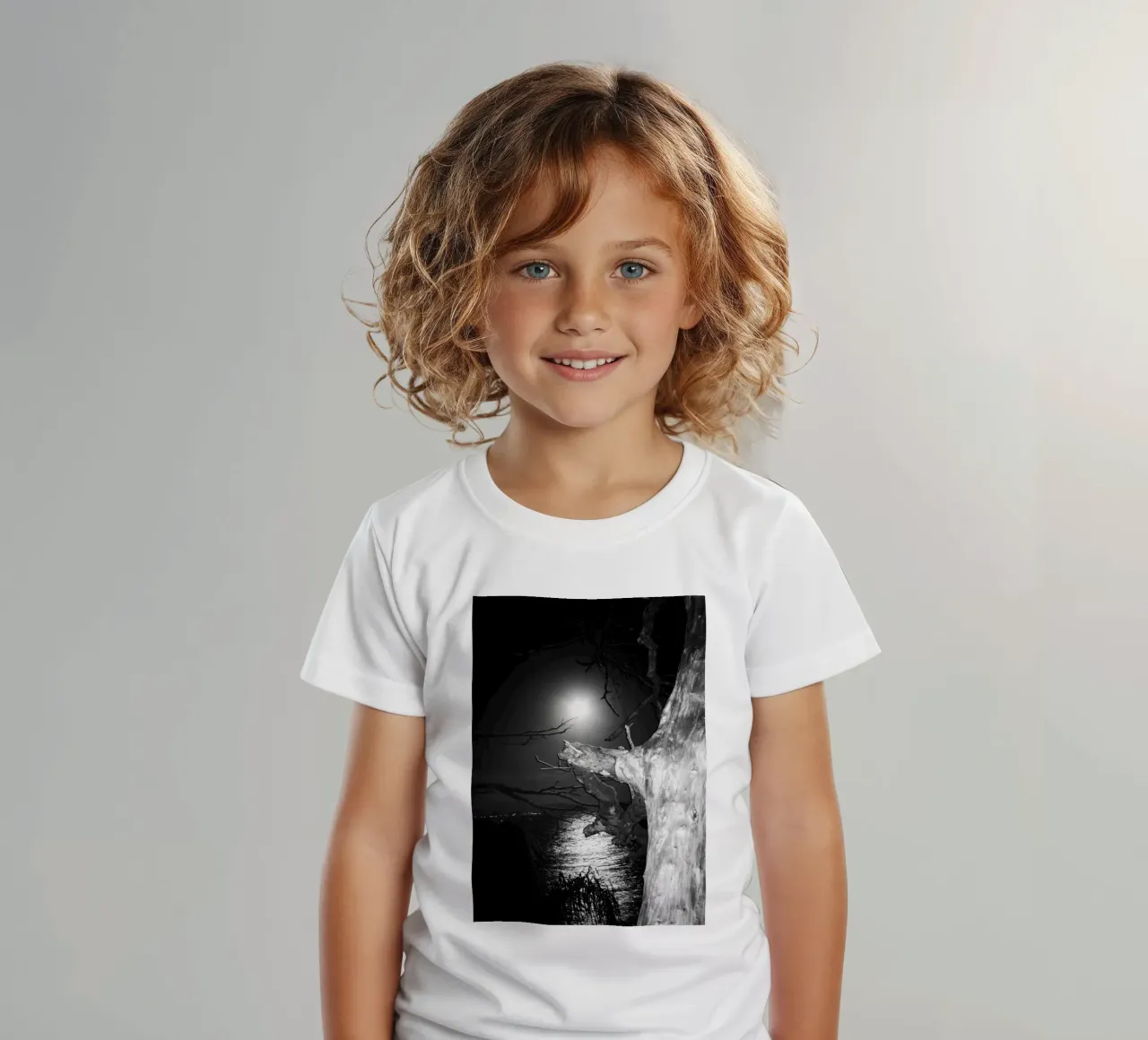 Luna t-shirt bambini da rafael campezato