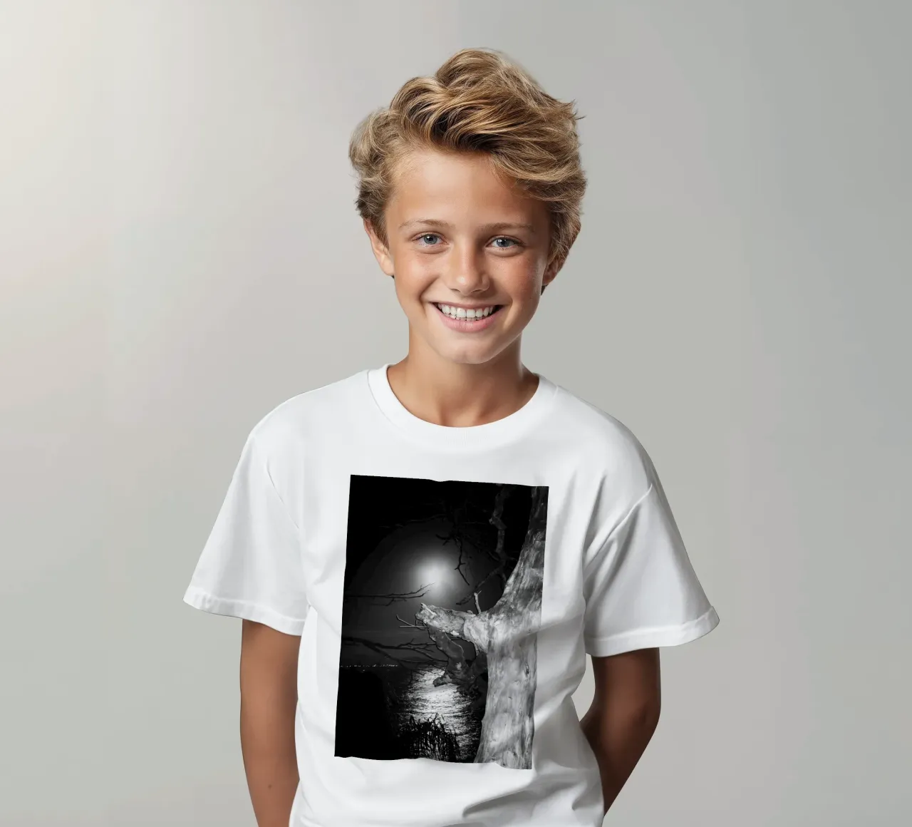 Luna t-shirt bambini da rafael campezato