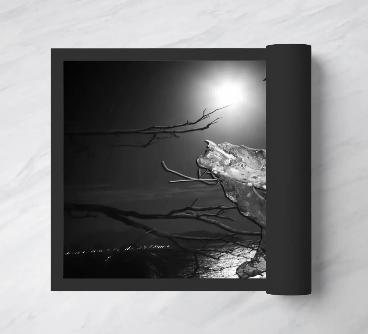 Moon doormat by rafael campezato