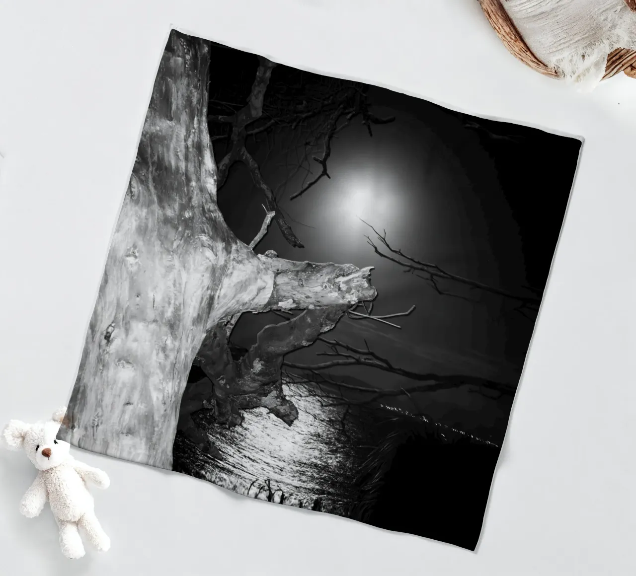 Mond Fleecedecke von rafael campezato