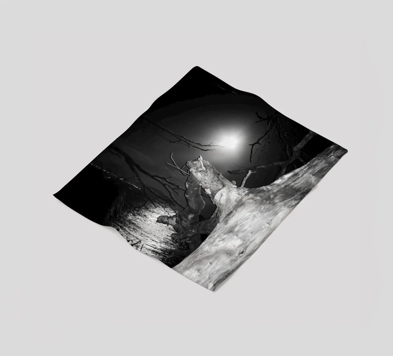 Mond Fleecedecke von rafael campezato