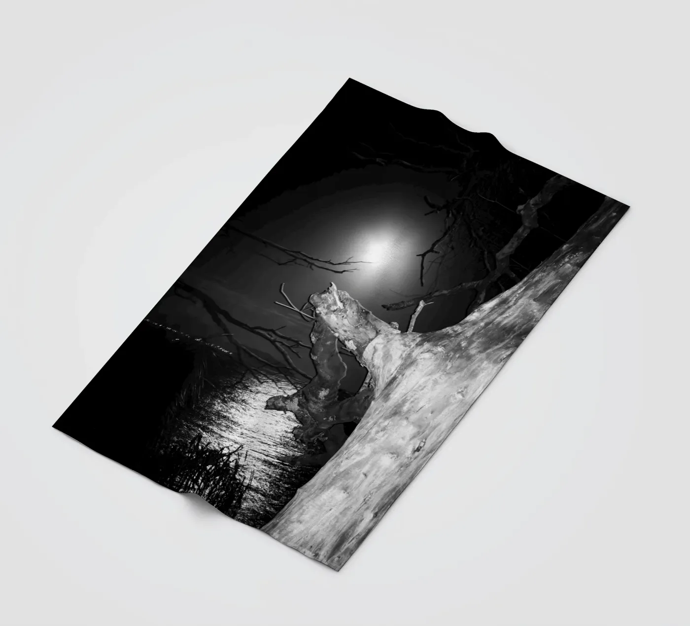 Moon Fleecedecke von rafael campezato