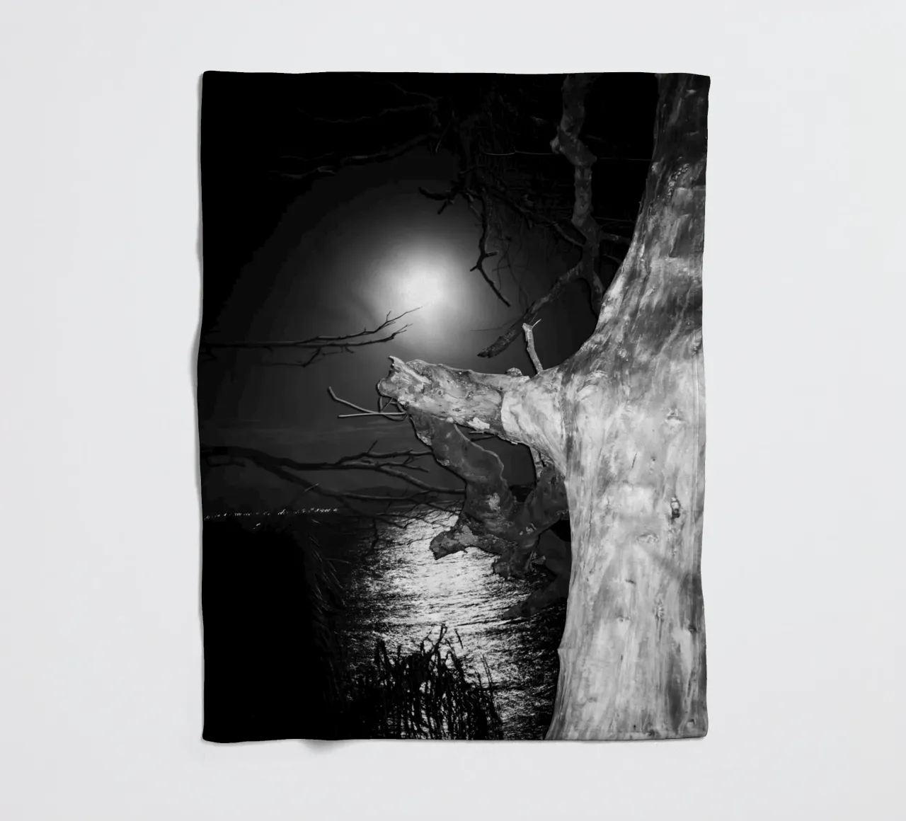 Mond Fleecedecke von rafael campezato