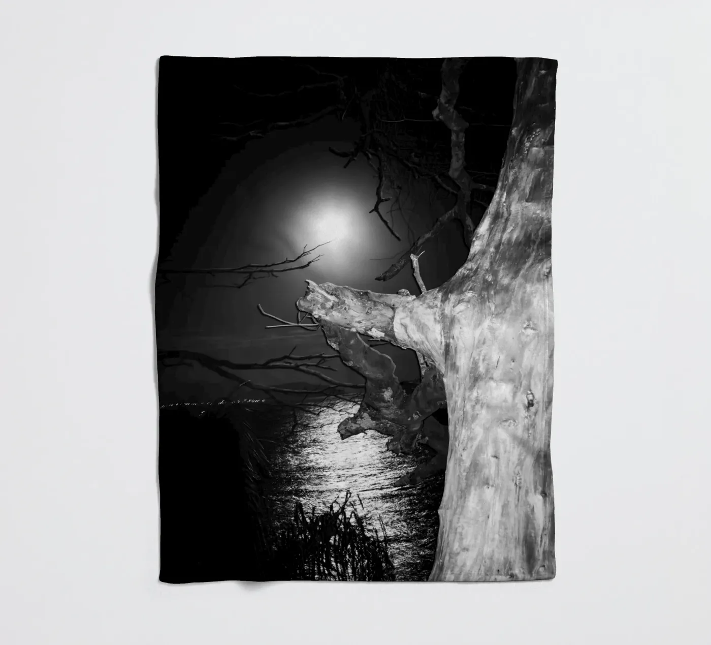 Moon Fleecedecke von rafael campezato