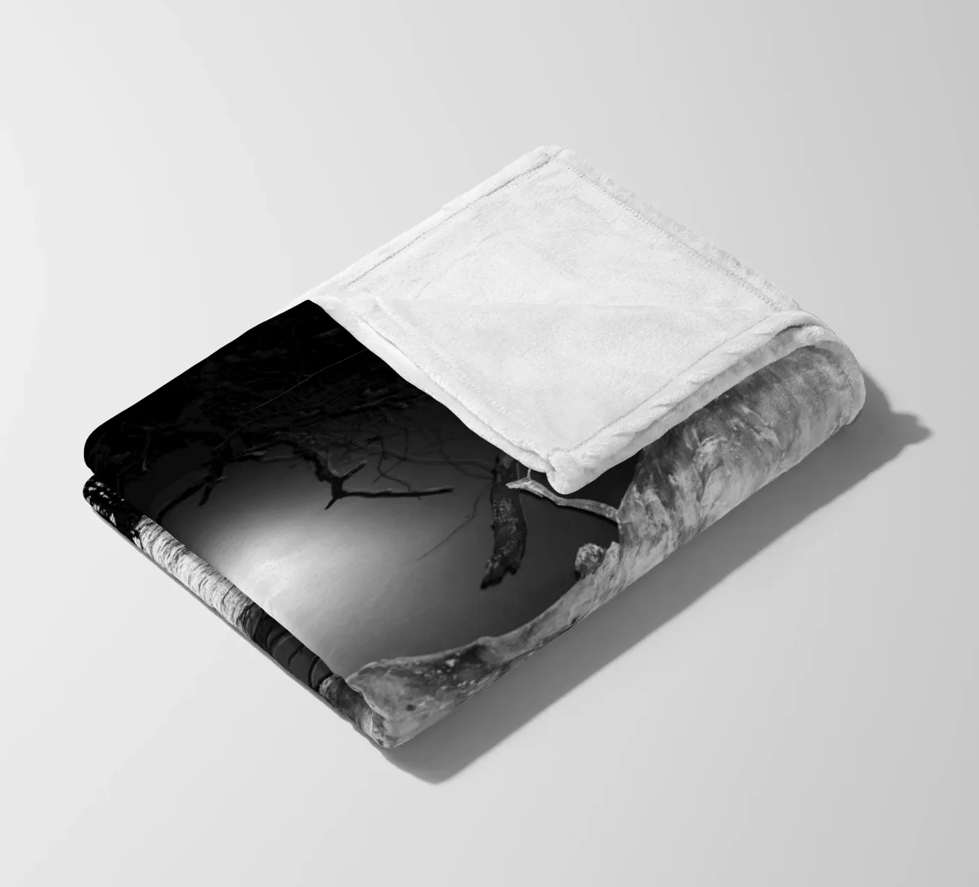 Moon Fleecedecke von rafael campezato