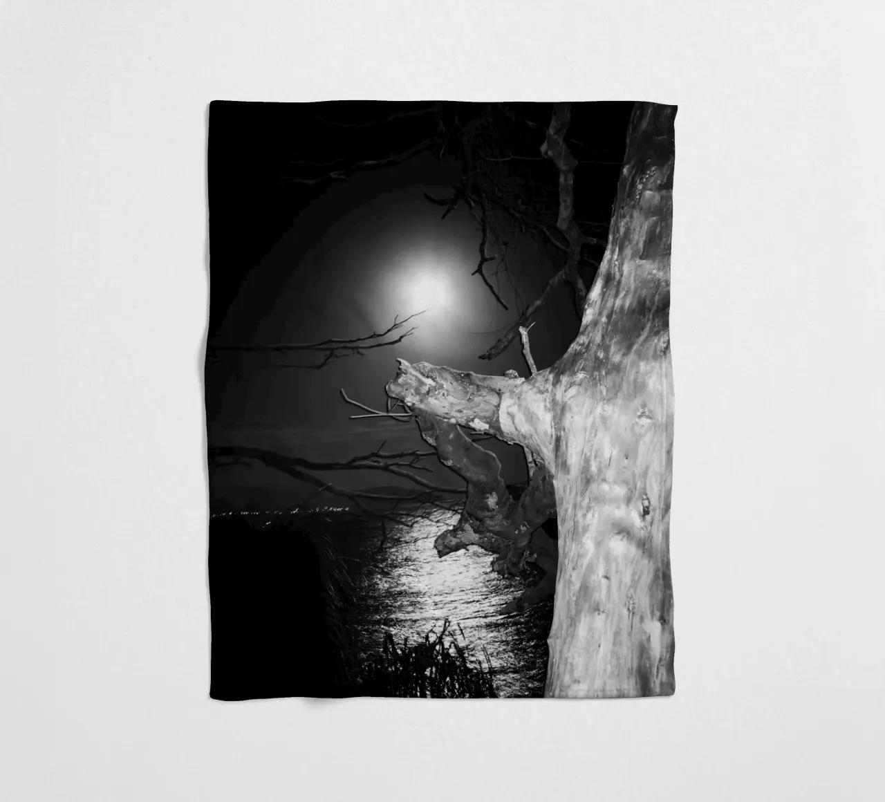 Mond Fleecedecke von rafael campezato