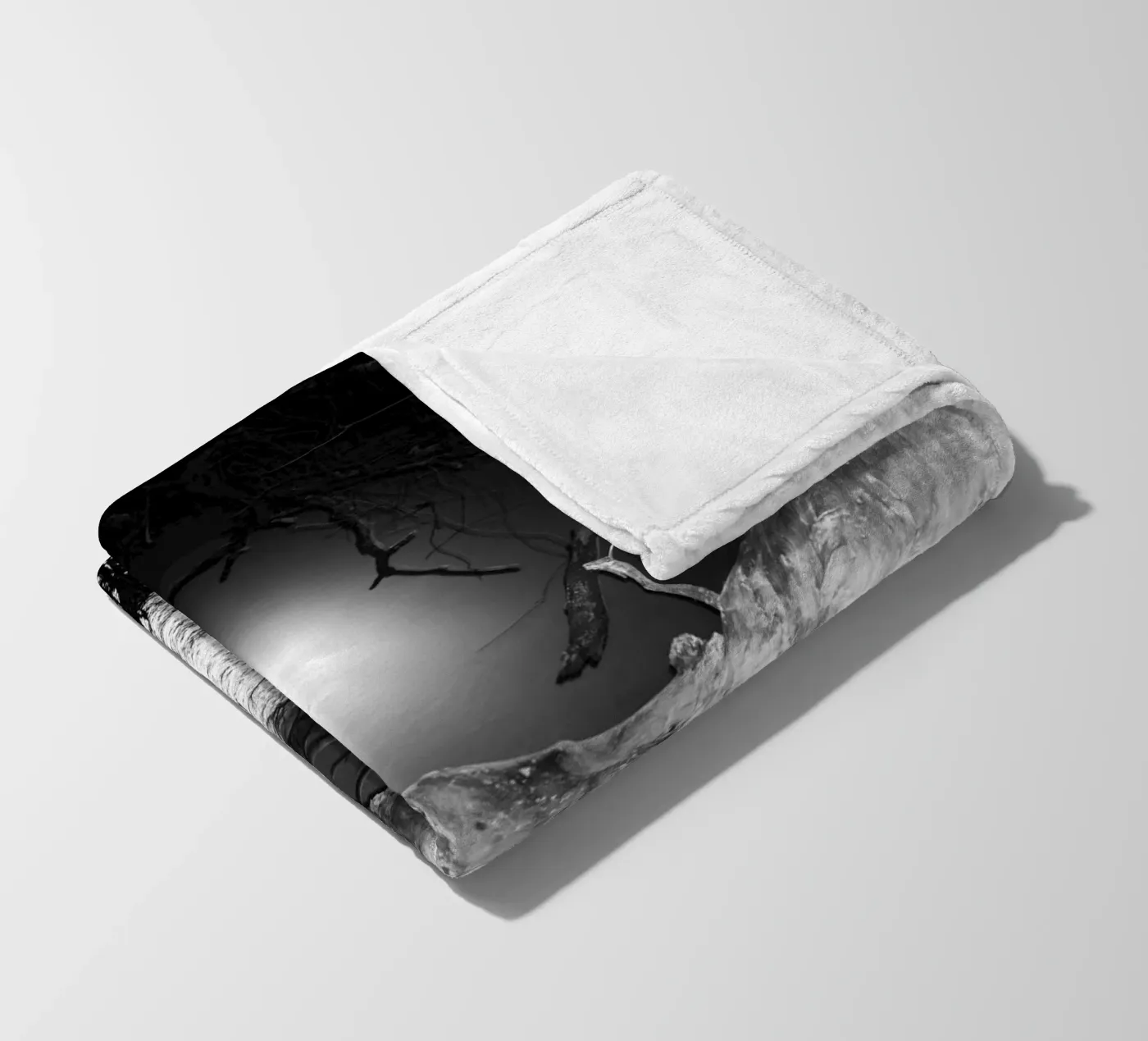 Moon Fleecedecke von rafael campezato