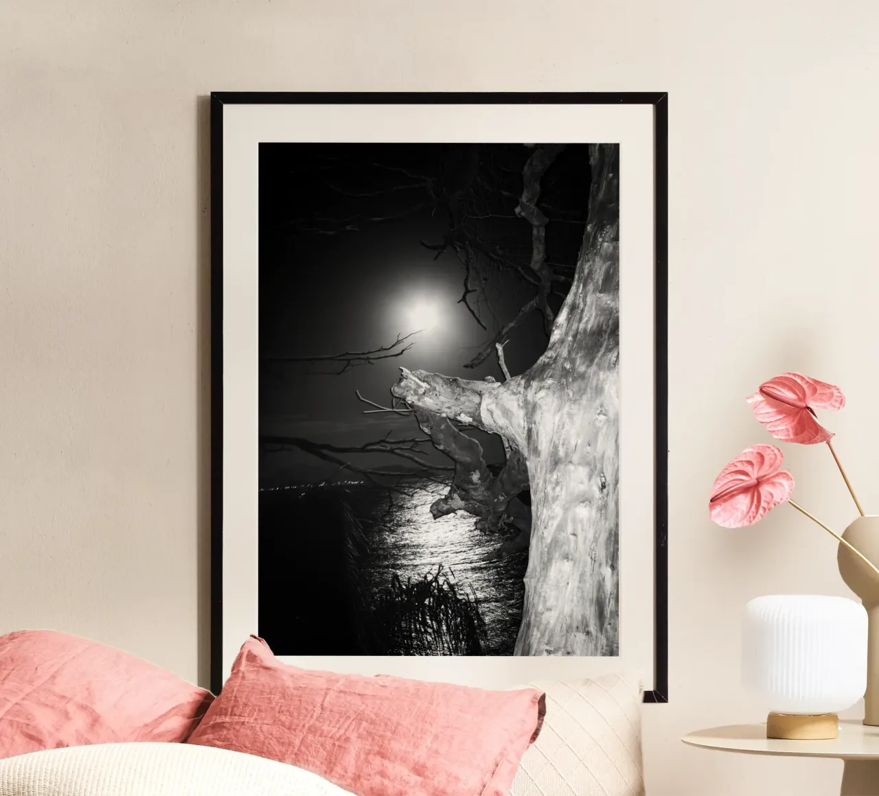 Moon poster by rafael campezato