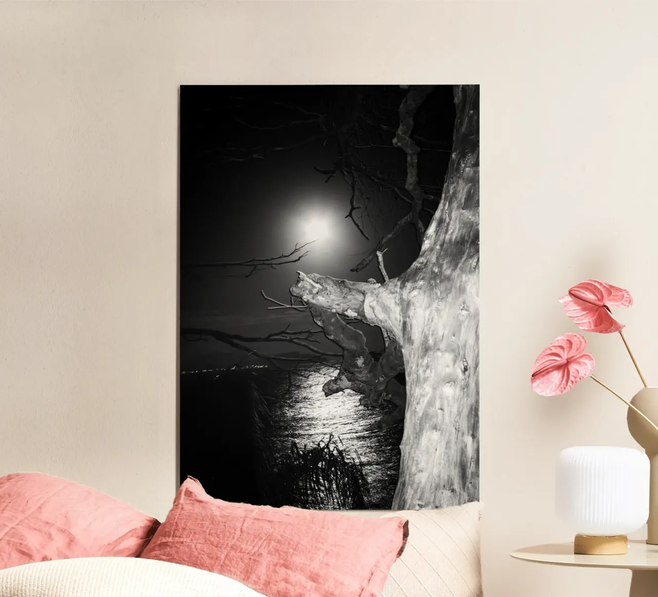 Moon poster by rafael campezato