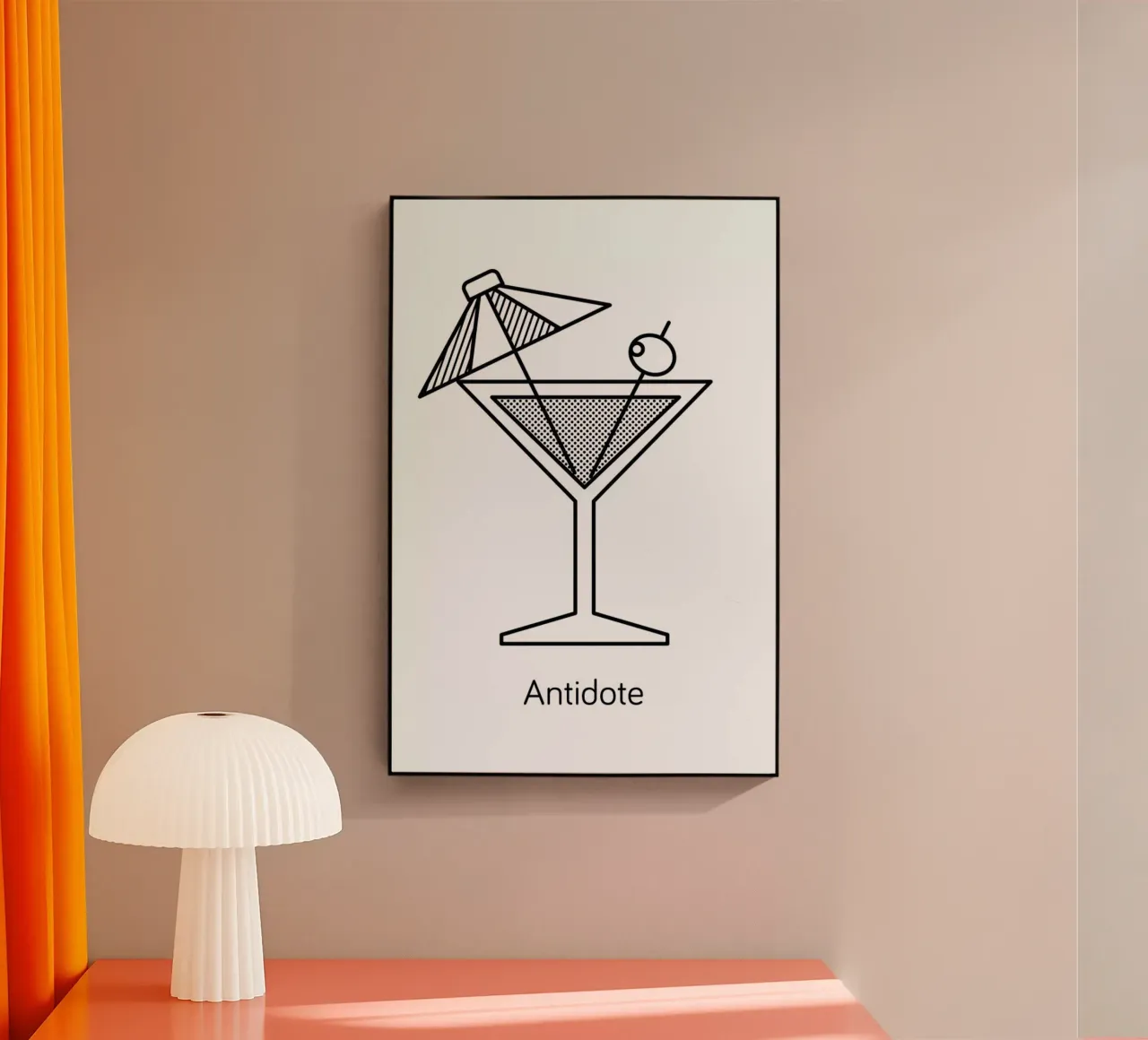 Antidote acrylic glass by Chris Wharton