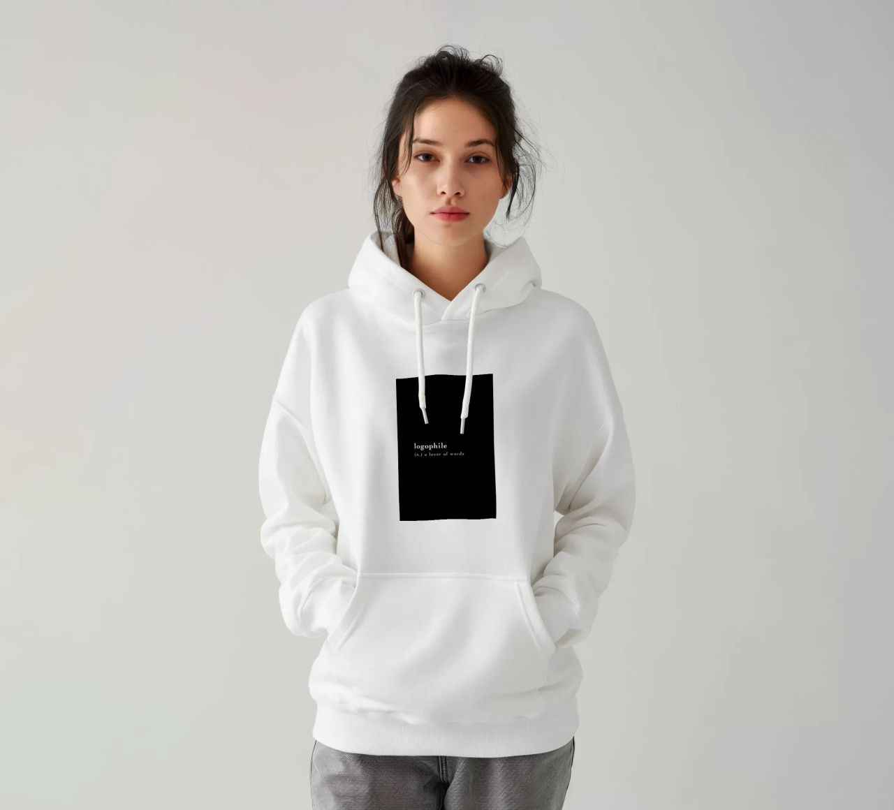 Logophile felpa con cappuccio da Studio One