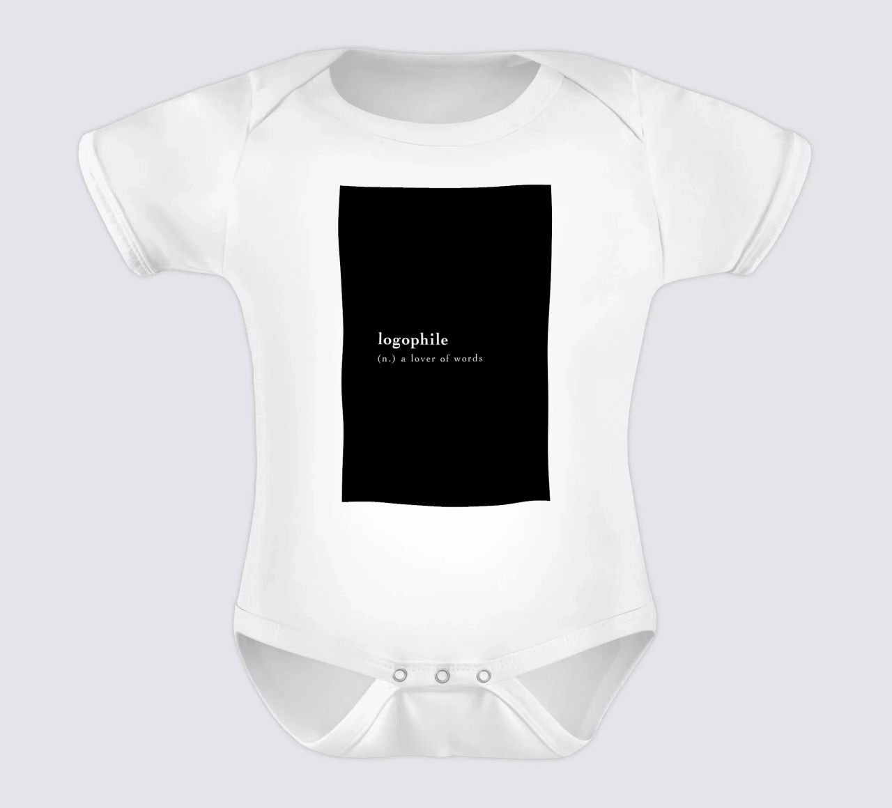 Logophile body neonato maniche corte da Studio One