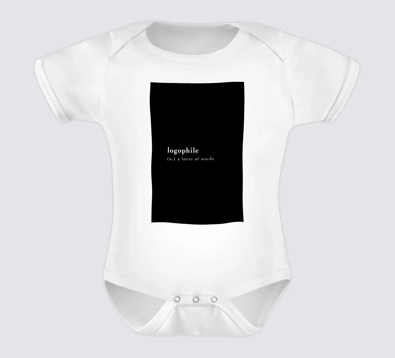 Logophile body neonato maniche corte da Studio One