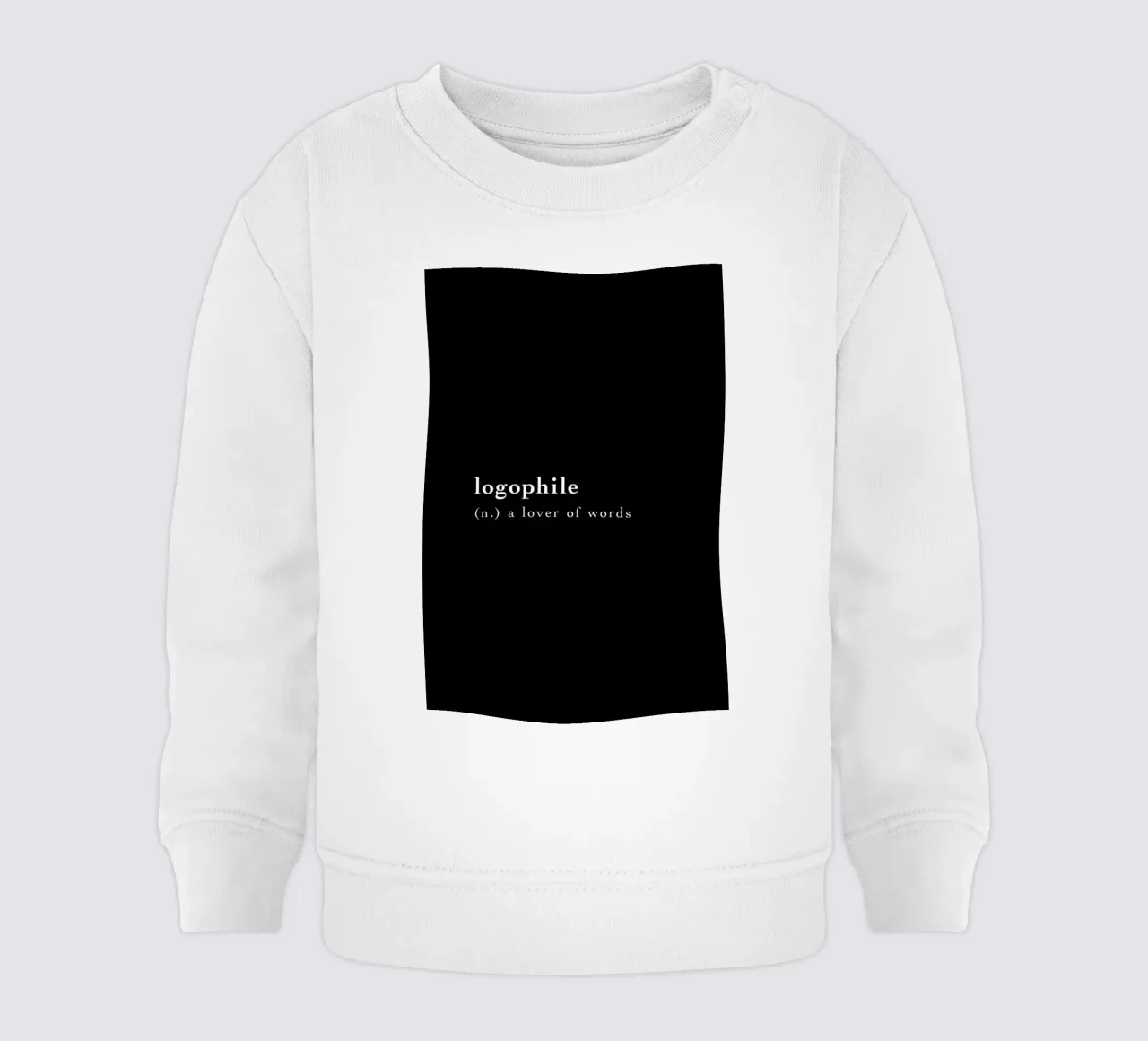 Logophile felpa neonato da Studio One