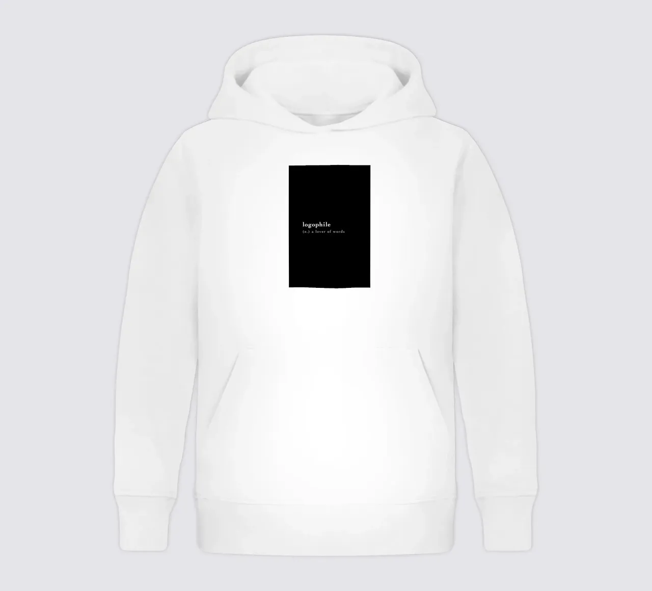 Logophile felpa bambino con cappuccio da Studio One