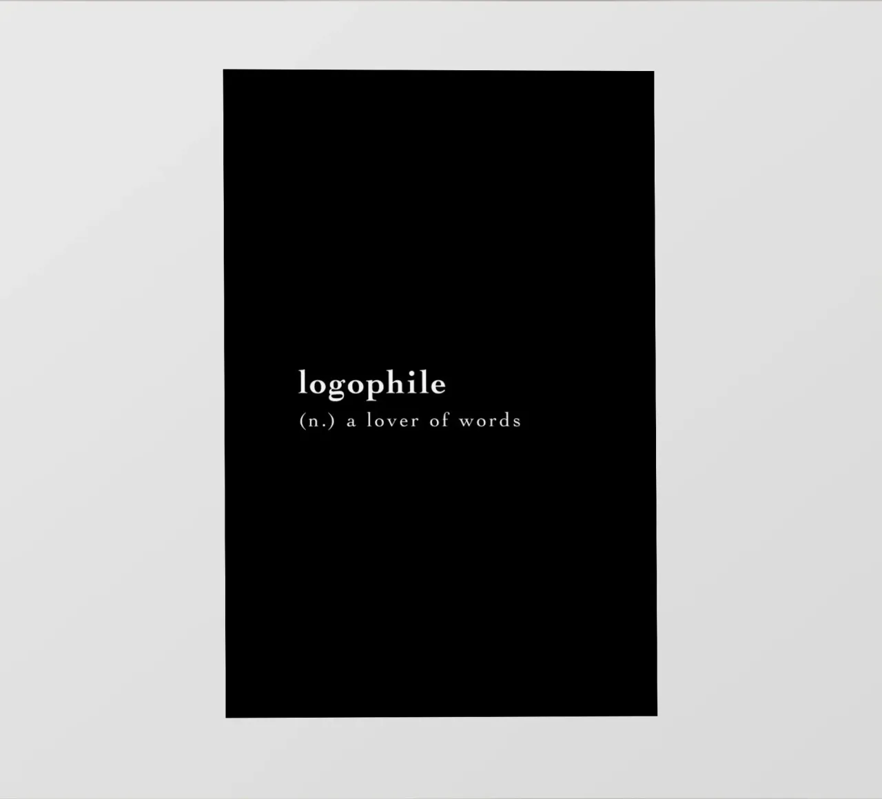 Logophile pellicola backlit da Studio One