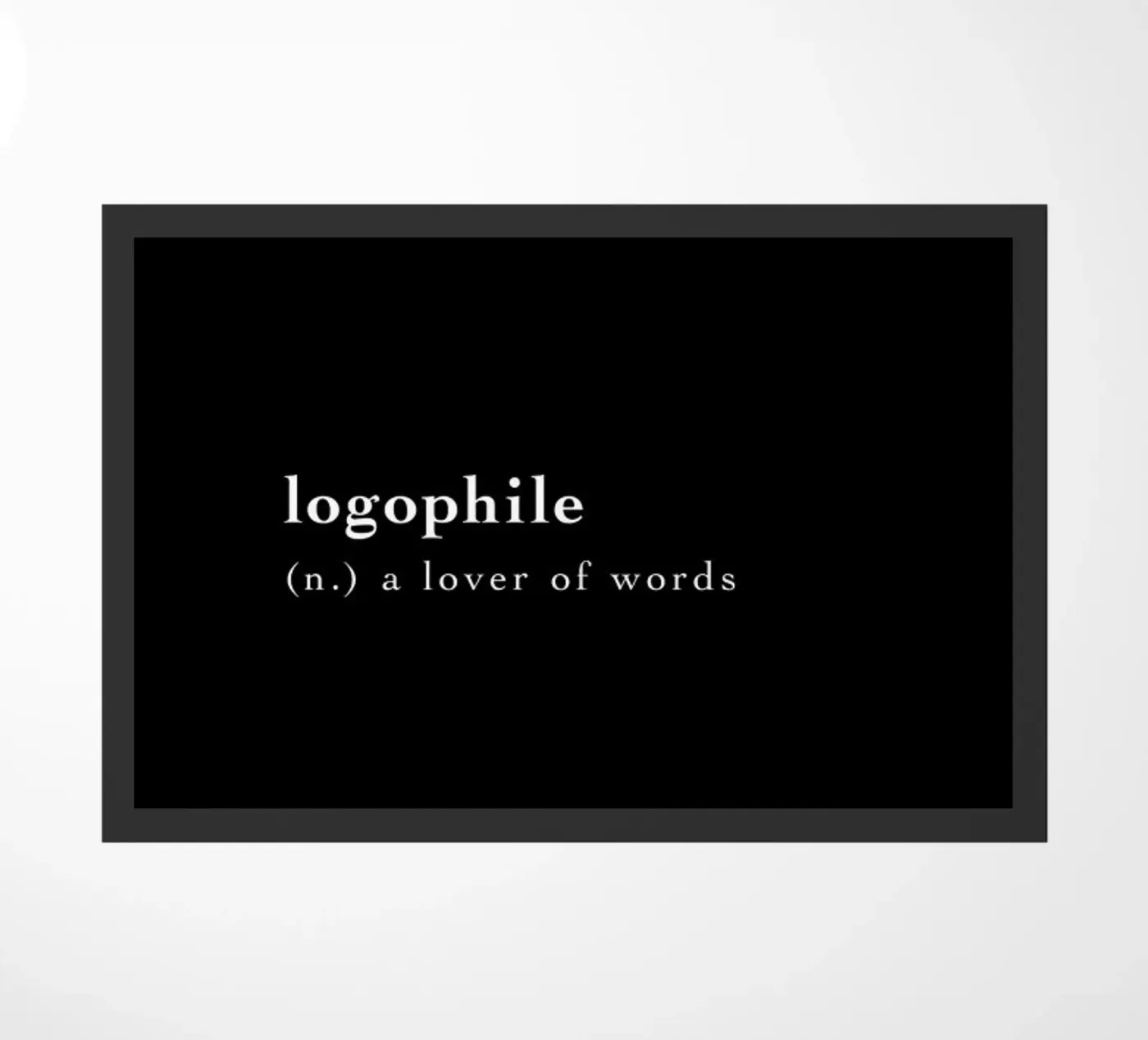 Logophile deurmat van Studio One