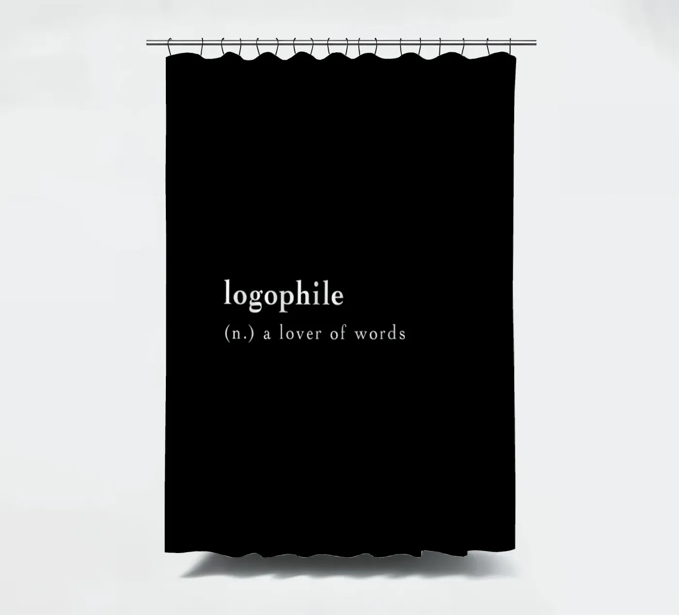 Logophile Duschvorhang von Studio One