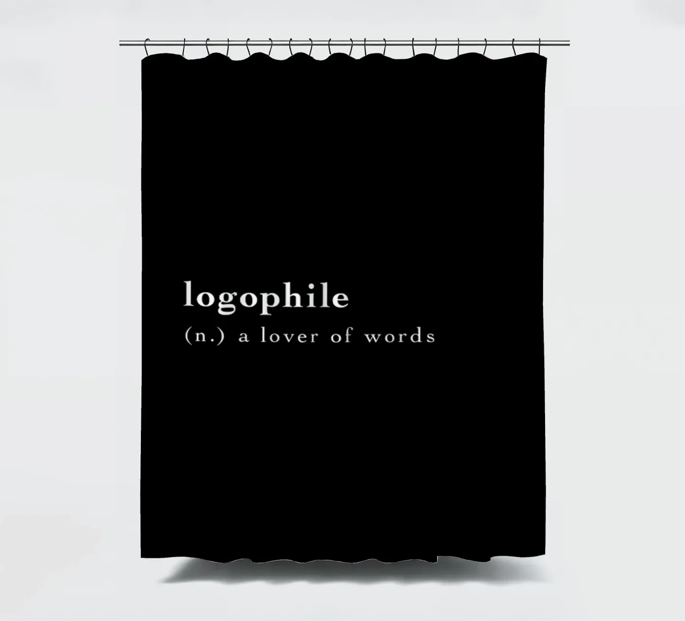 Logophile Duschvorhang von Studio One