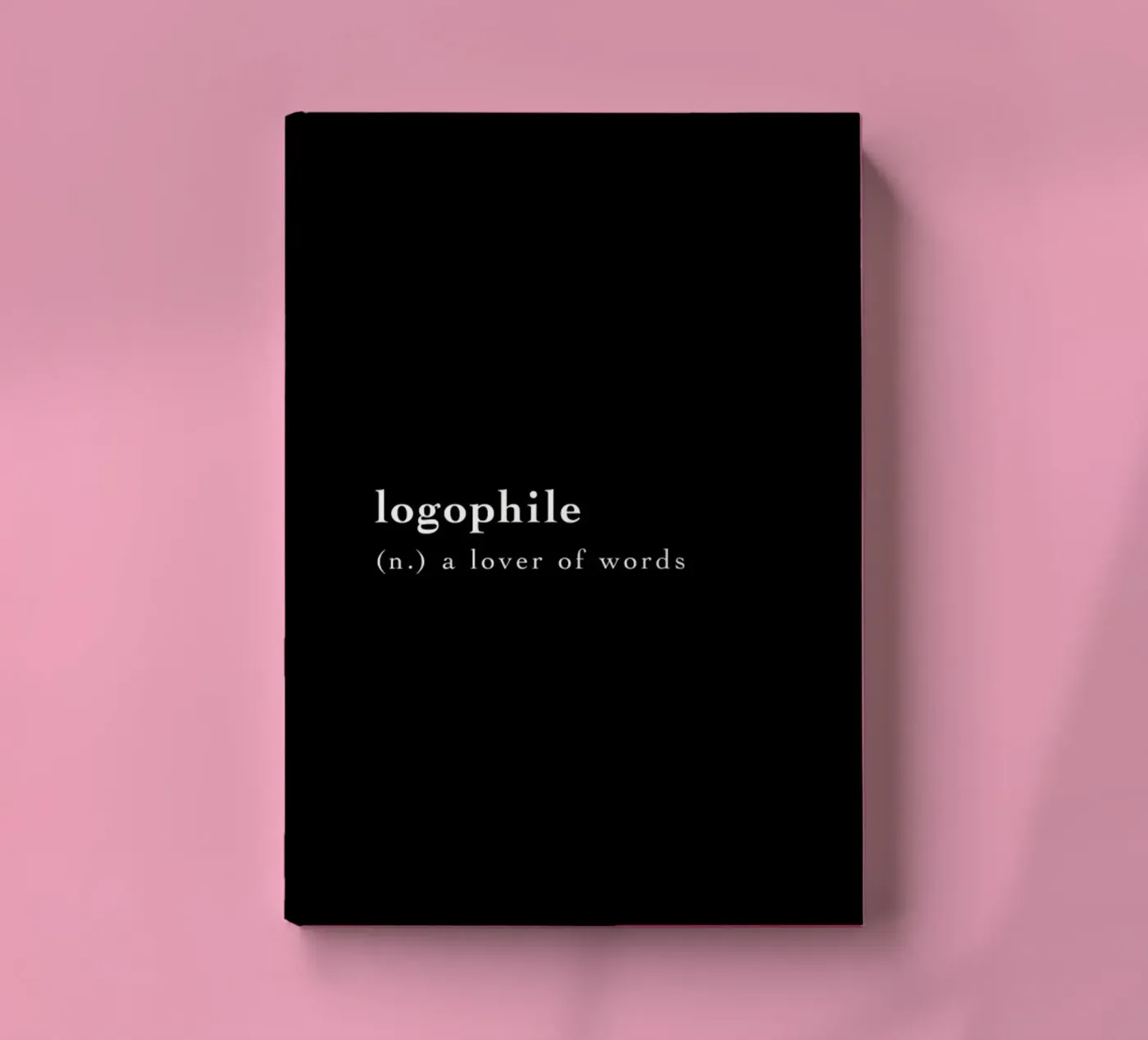 Logophile notebook by Studio One