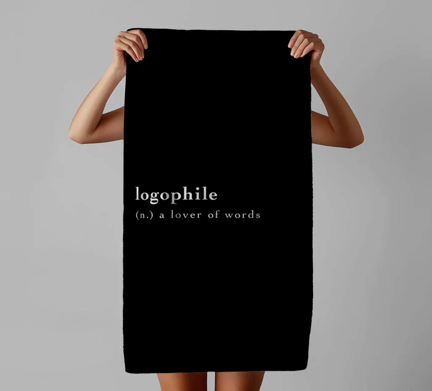 Logophile badhanddoek van Studio One