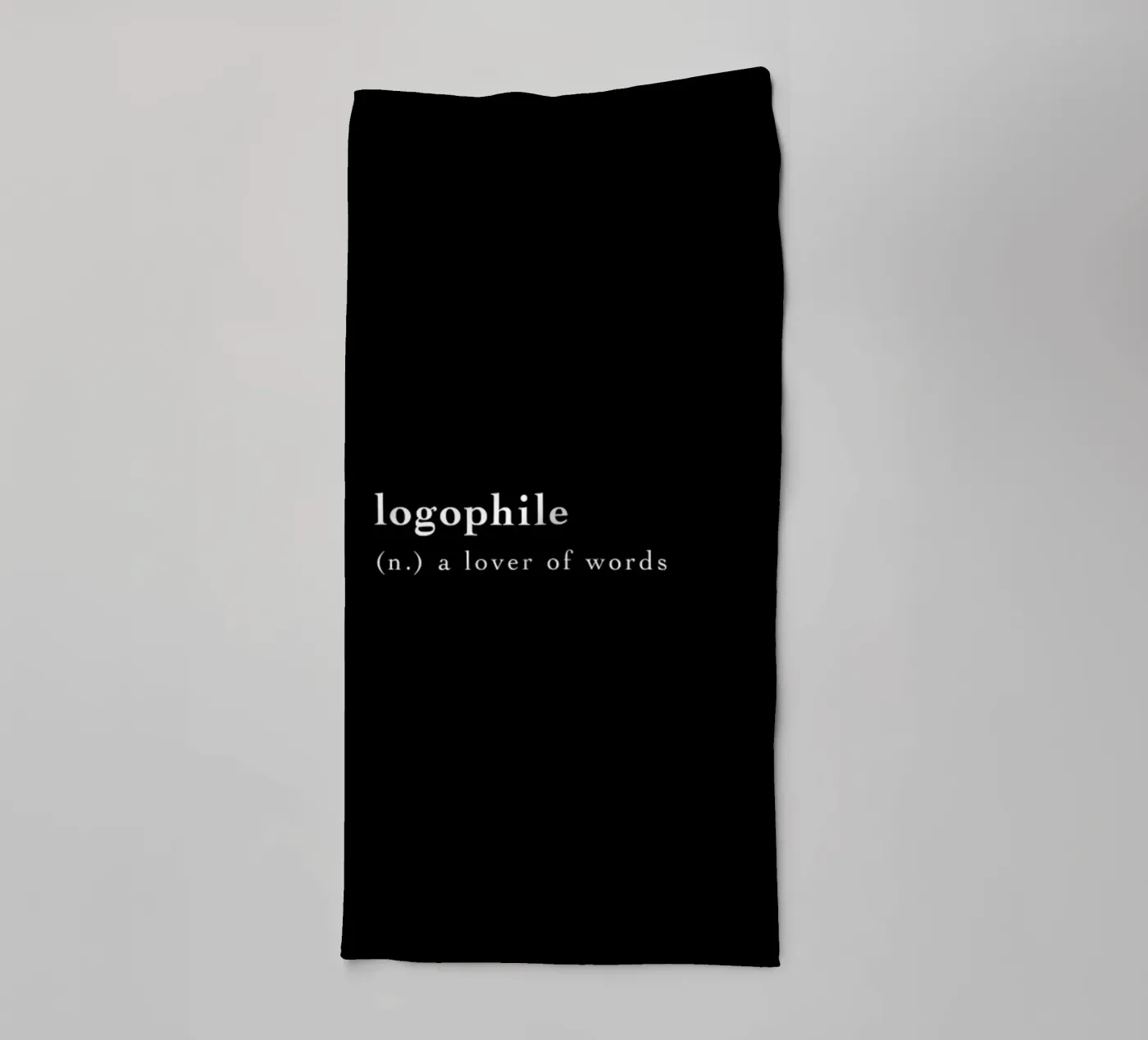 Logophile badhanddoek van Studio One