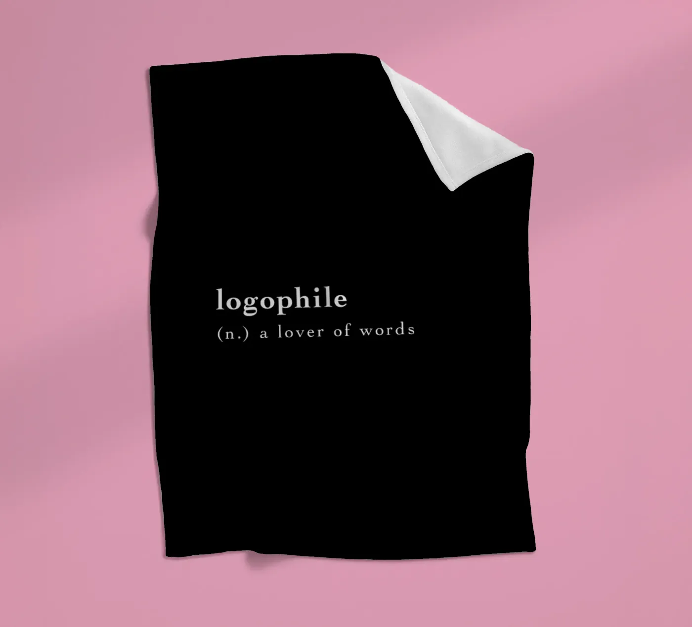 Logophile Fleecedecke von Studio One