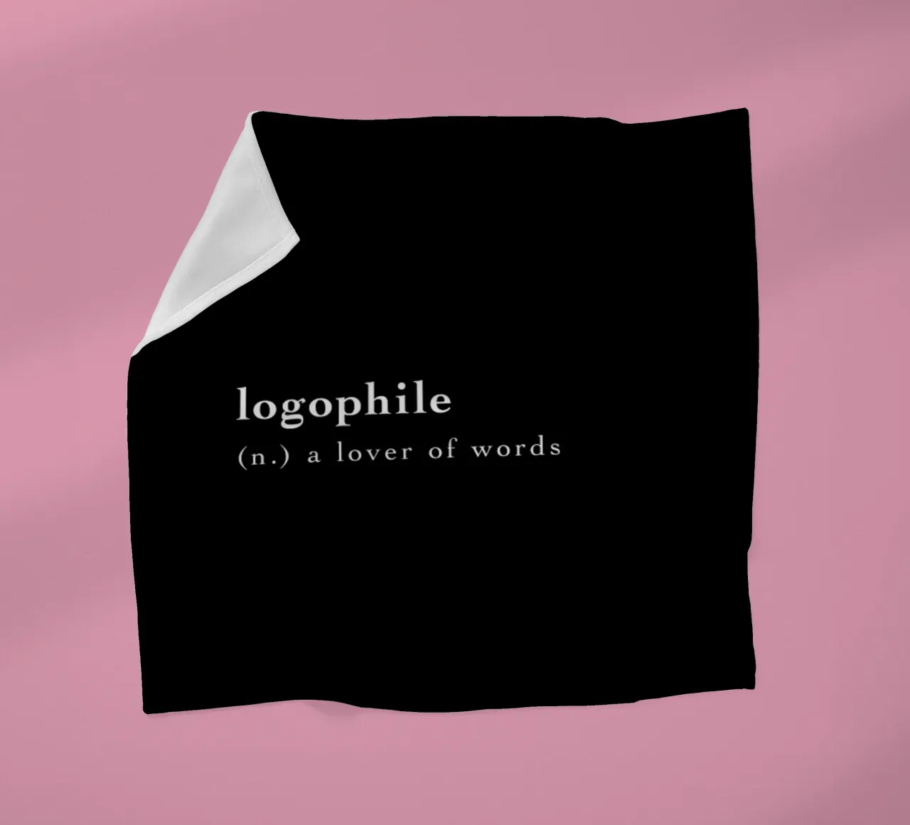 Logophile Fleecedecke von Studio One