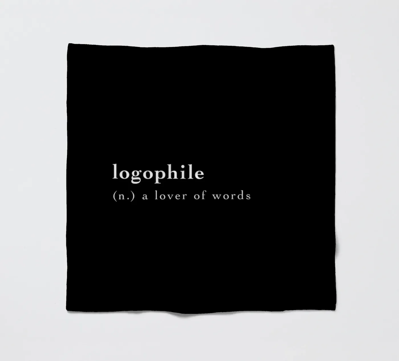 Logophile Fleecedecke von Studio One