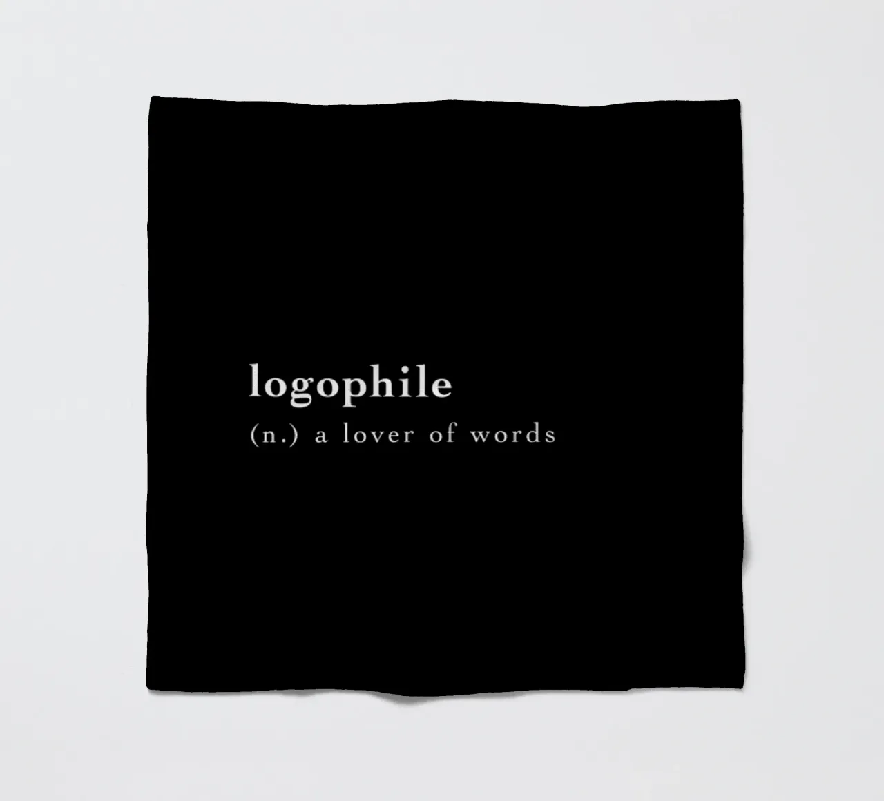 Logophile Fleecedecke von Studio One