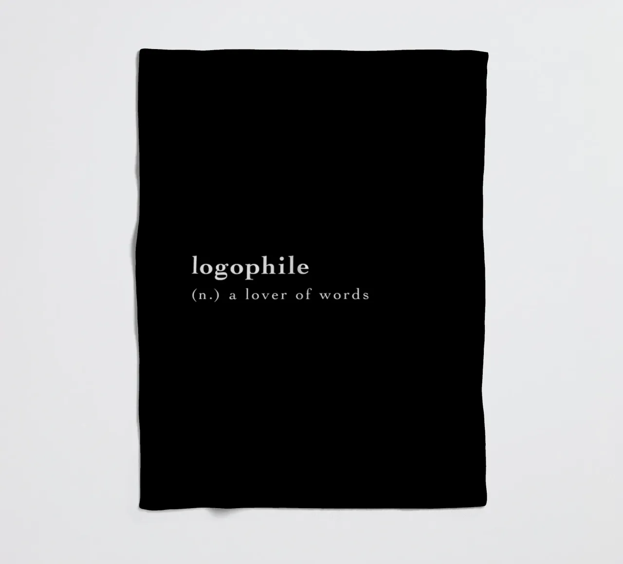 Logophile Fleecedecke von Studio One