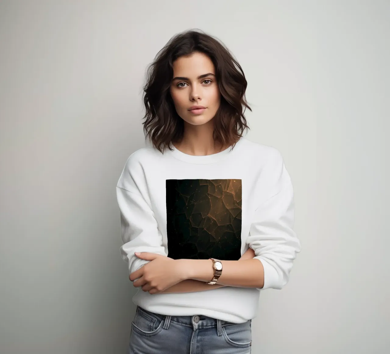 Sfondo moderno con forme geometriche astratte felpa da DesignDoodle