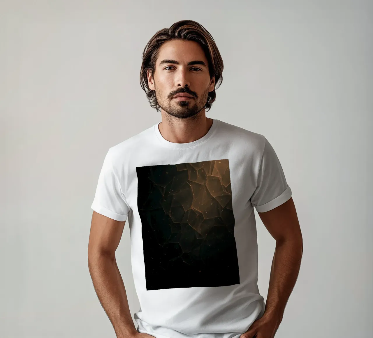 Sfondo moderno con forme geometriche astratte t-shirt da DesignDoodle