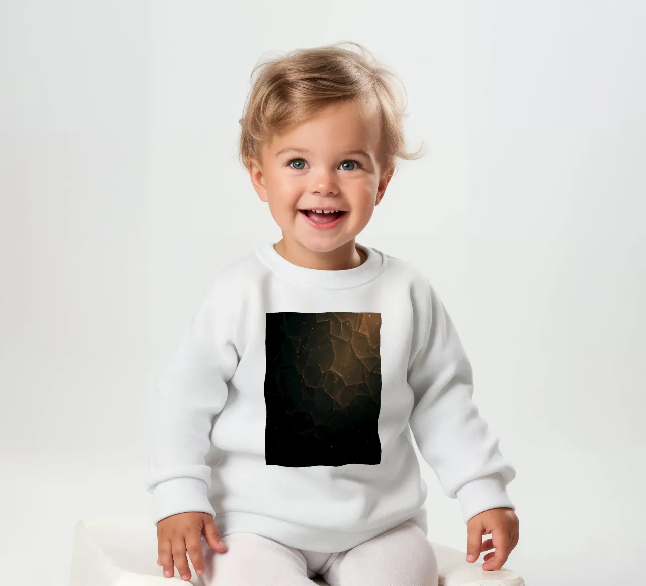 Sfondo moderno con forme geometriche astratte felpa neonato da DesignDoodle