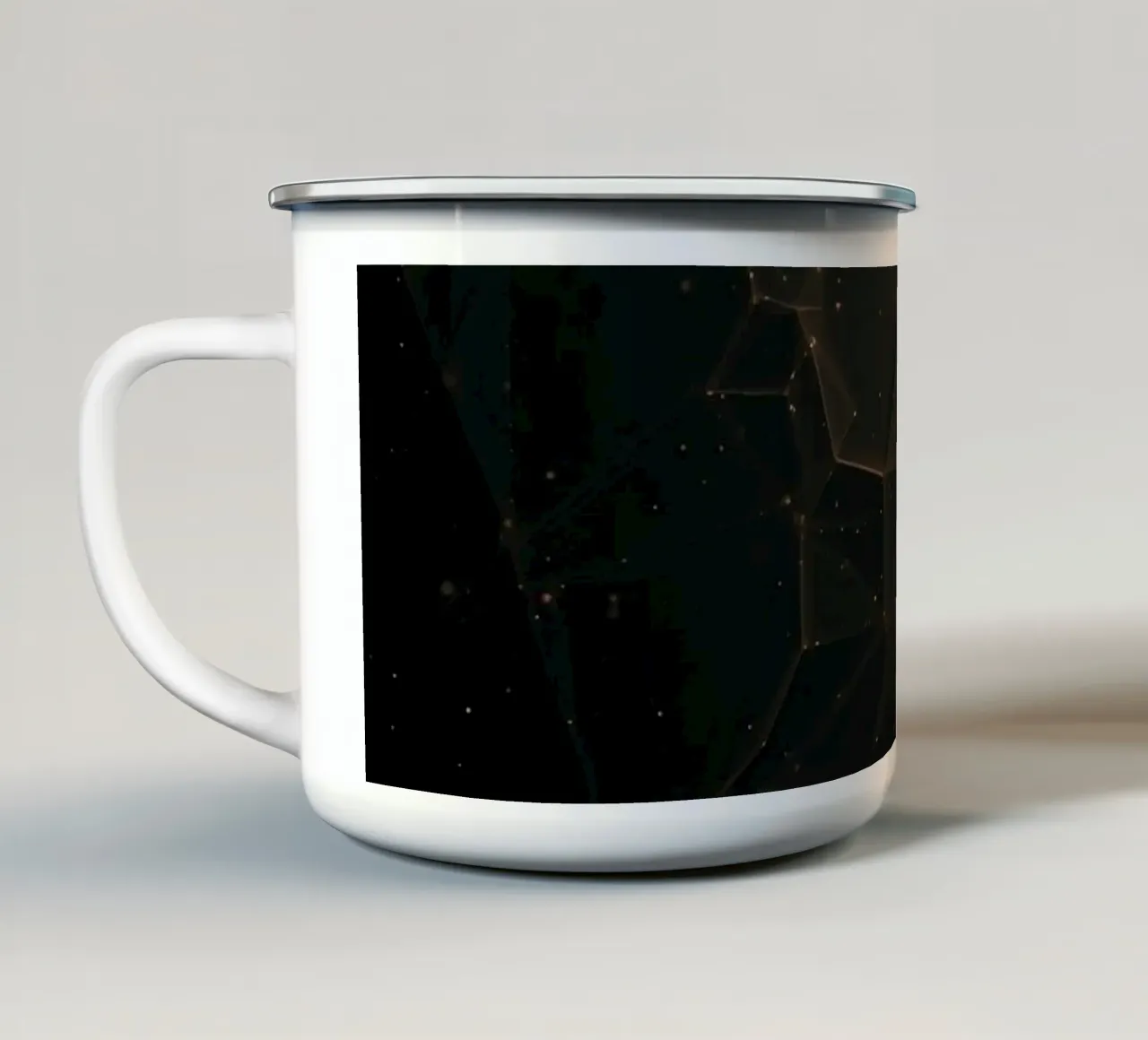 Sfondo moderno con forme geometriche tazza in smalto da DesignDoodle