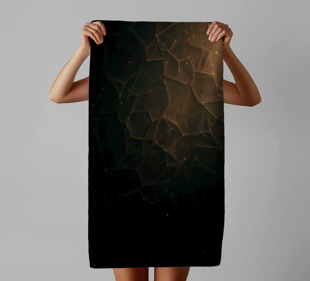 Sfondo moderno con forme geometriche astratte asciugamano da bagno da DesignDoodle