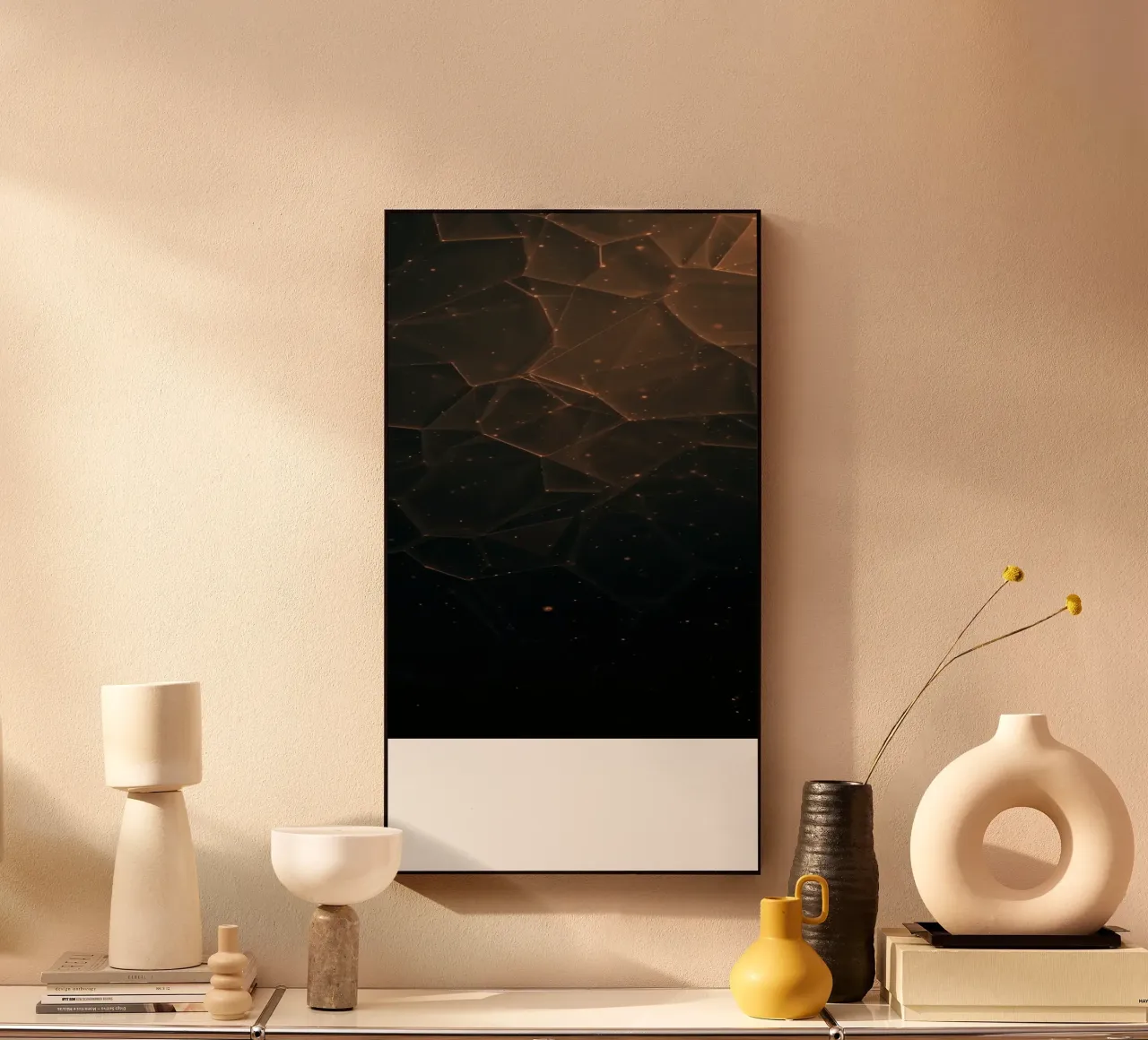 Sfondo moderno con forme geometriche alluminio dibond da DesignDoodle
