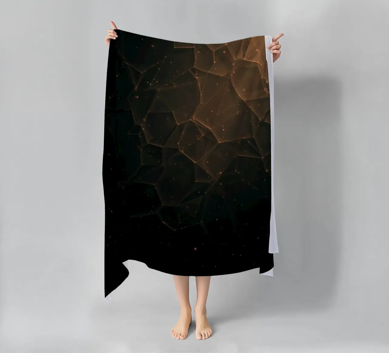 Sfondo moderno con forme geometriche astratte telo mare da DesignDoodle