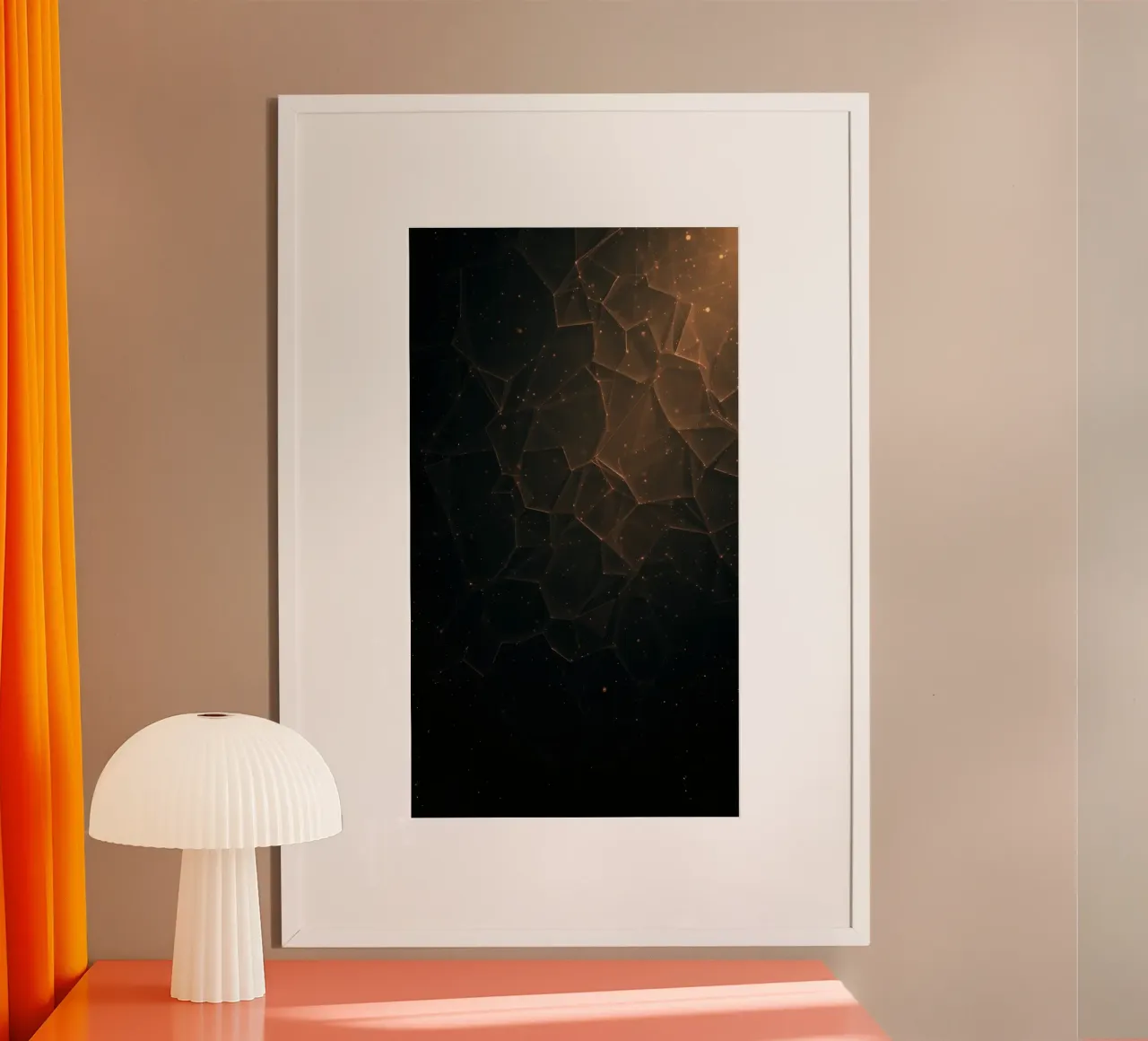 Sfondo moderno con forme geometriche astratte carta hahnemühle da DesignDoodle