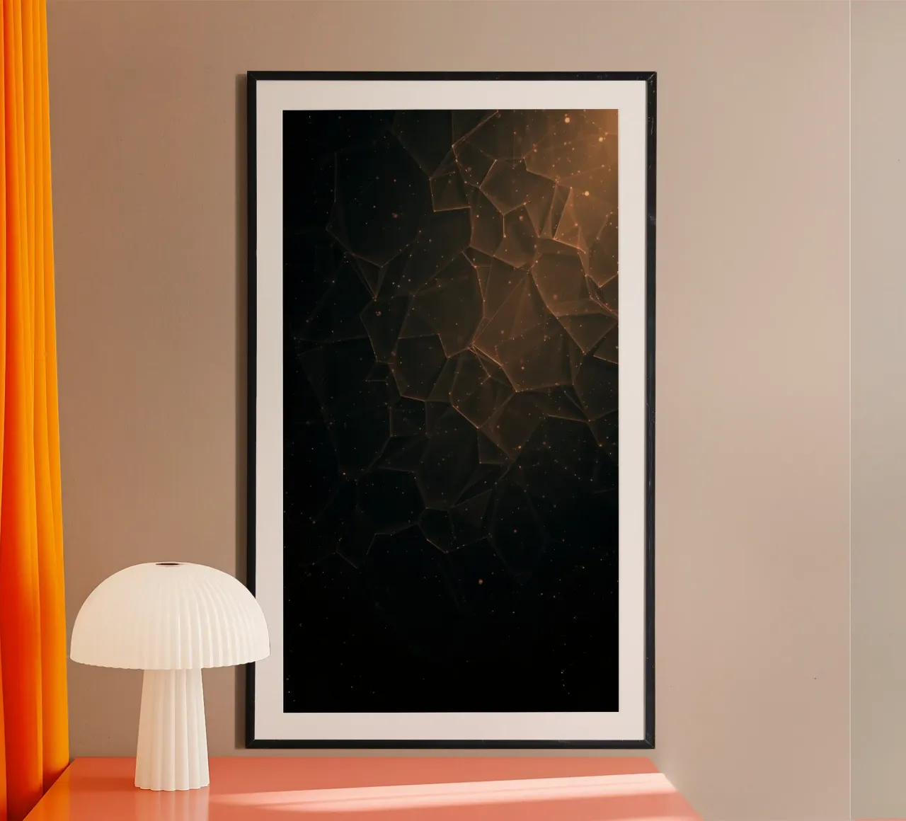 Sfondo moderno con forme geometriche astratte carta hahnemühle da DesignDoodle