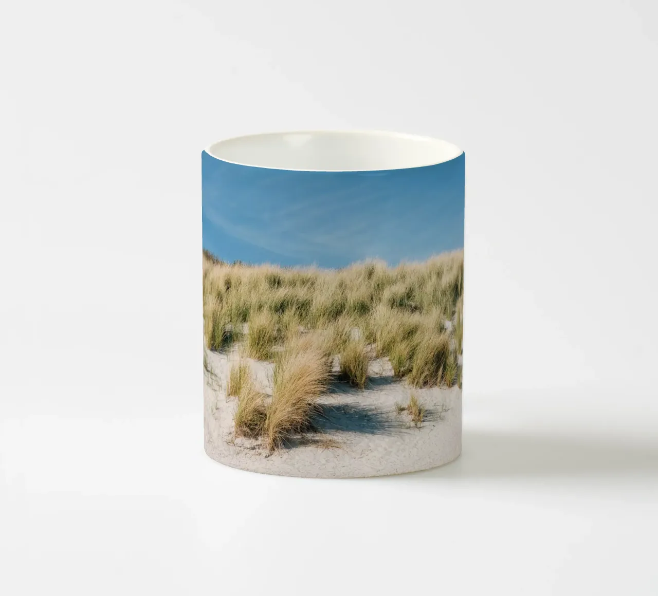 Spiaggia vicino a Helgoland tazza in ceramica da susea