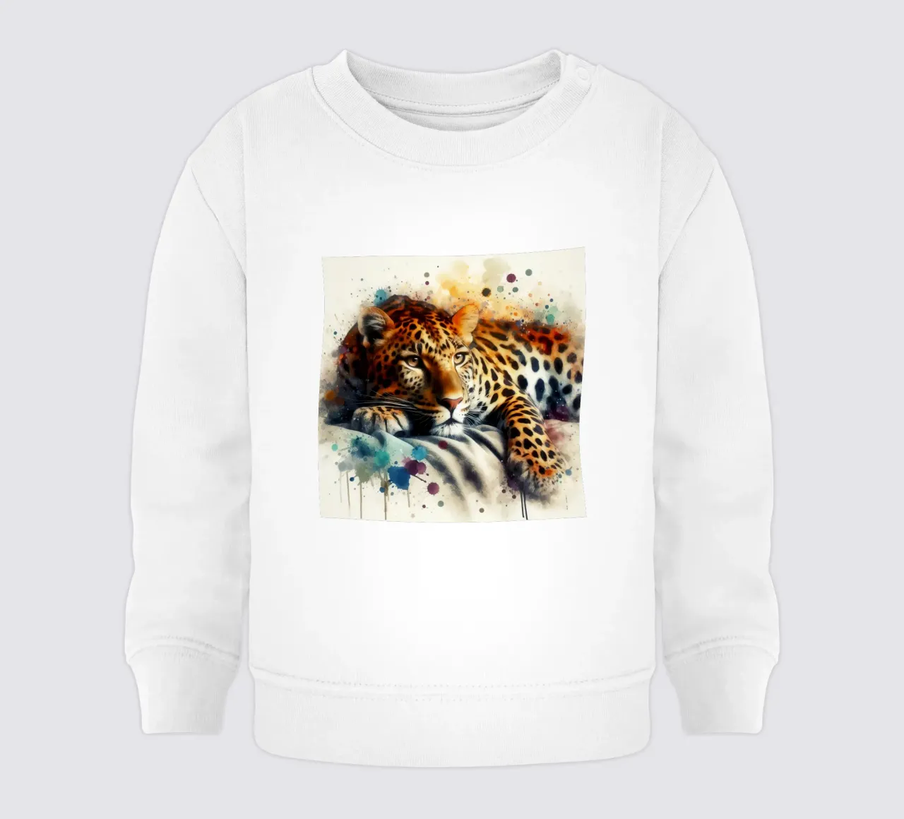 Un leopardo nel mio letto felpa neonato da ARTVI-SHOP