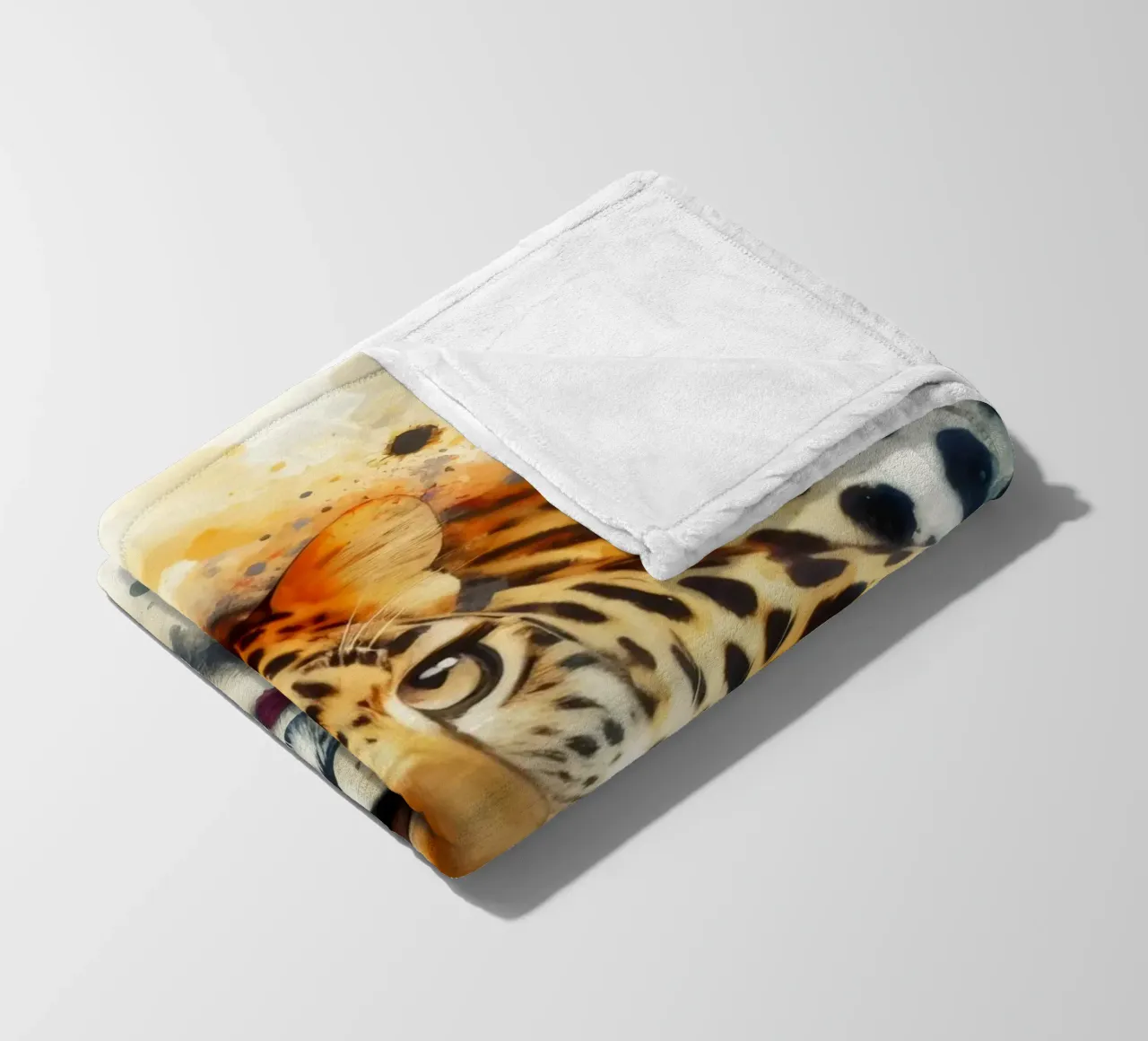 Un leopardo nel mio letto coperta in pile da 🎁 ARTVI-SHOP