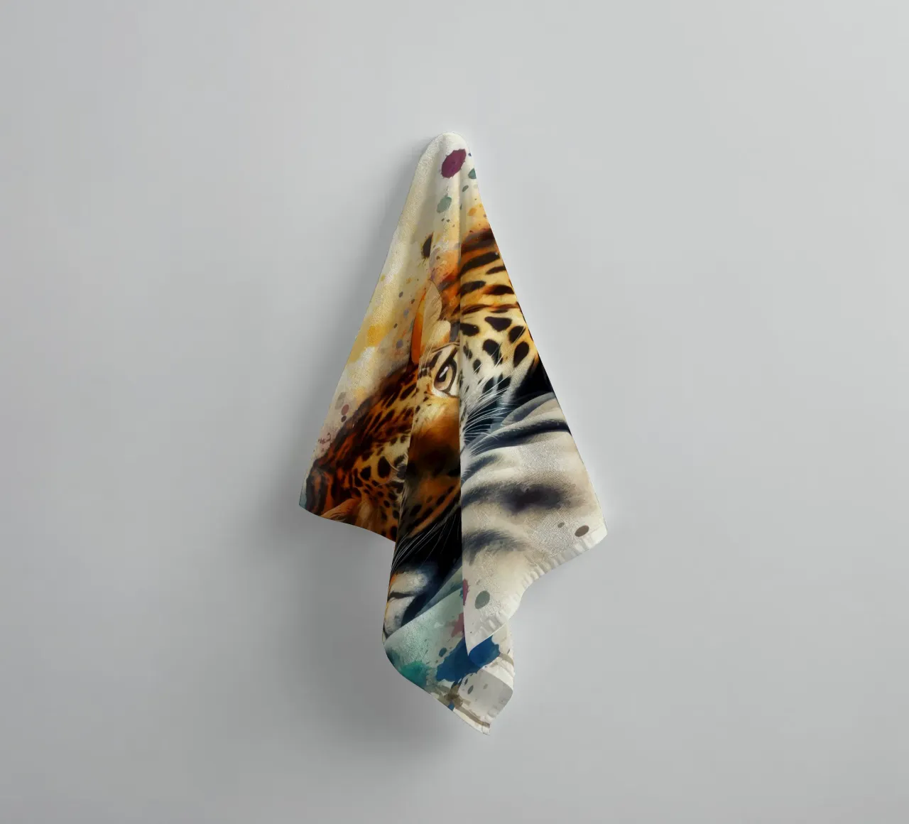 Un leopardo nel mio letto asciugamano da bagno da 🎁 ARTVI-SHOP