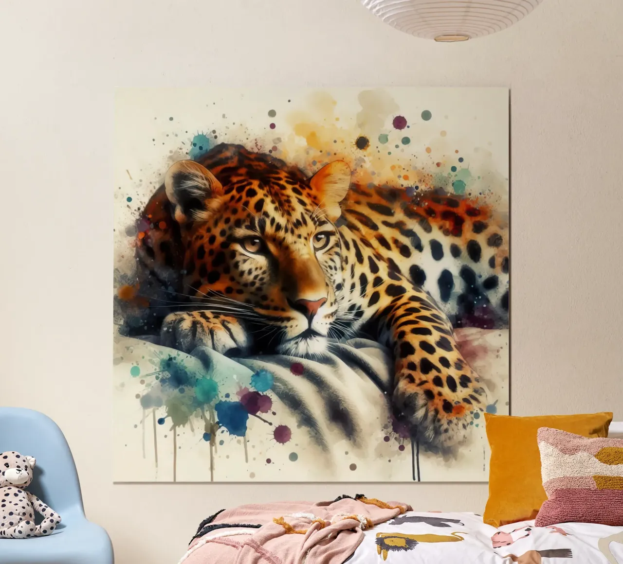 Un leopardo nel mio letto poster da 🎁 ARTVI-SHOP